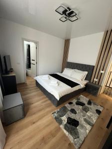 Postel nebo postele na pokoji v ubytování IUNIk