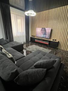 TV a/nebo společenská místnost v ubytování IUNIk