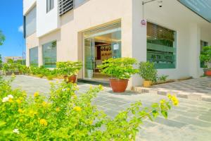 Un jardín fuera de An Tín Hotel