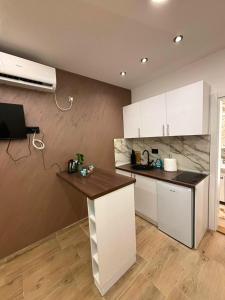 Η κουζίνα ή μικρή κουζίνα στο Apartman Andrijana