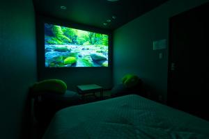 TV a/nebo společenská místnost v ubytování Homey Inn SANNO