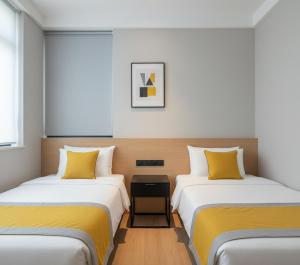 En eller flere senge i et værelse på Bilgin Apart