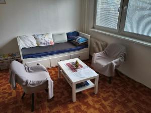 Postel nebo postele na pokoji v ubytování Stiborka