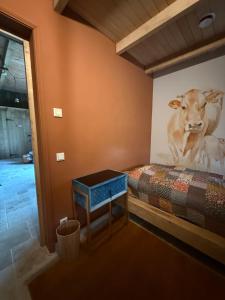 Postel nebo postele na pokoji v ubytování Nanas Scheune + 10 fotografií