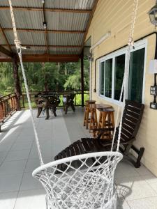 Balkón nebo terasa v ubytování mor aud sriboya home