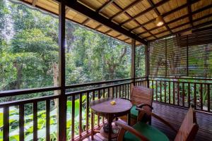 Balkón nebo terasa v ubytování Villa Ubud Sunshine