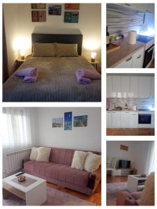 Postel nebo postele na pokoji v ubytování NoVa apartman - stan na dan + 36 fotografií