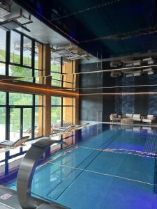 Bazén v ubytování Rezidence u Jezera nebo v jeho okolí