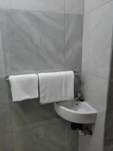 Koupelna v ubytování Caysa