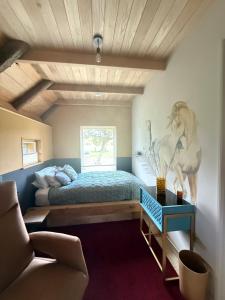 Posezení v ubytování Nanas Scheune