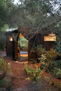 En have udenfor Serene Cabin in a Private Forest