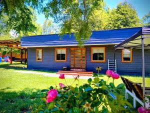 Zahrada ubytování Cabaña Curacautín “Refugio Cautin”