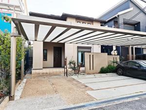 Bygningen som feriehuset ligger i