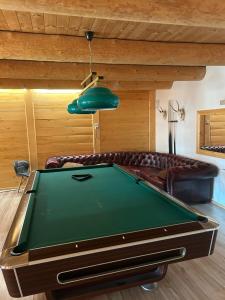 Biliár nebo kulečník v ubytování Rezidence u Jezera