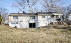 Bygningen som feriehuset ligger i