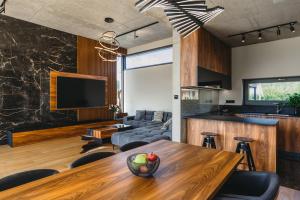 Køkken eller tekøkken på LaResidencia Rajecké Teplice