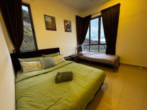 Postel nebo postele na pokoji v ubytování Palas Horizon Kea Farm 2-9 pax 180 View Cameron + 117 fotografií