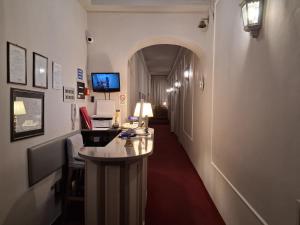 TV a/nebo společenská místnost v ubytování Hotel Tourist House