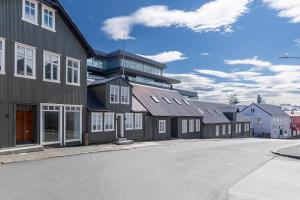 Bygningen som feriehuset ligger i