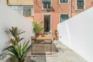 Bygningen som lejligheden ligger i