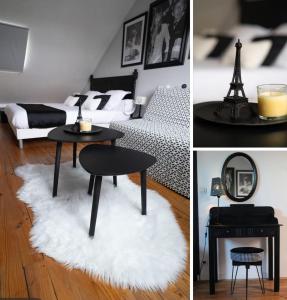 Χώρος καθιστικού στο Chez Patou