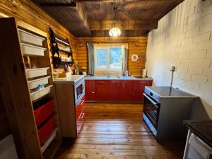 Η κουζίνα ή μικρή κουζίνα στο Chata Naděje