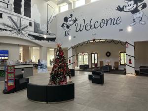 Lobbyen eller receptionen på Disney 1st Floorepicshuttle