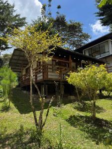 Zahrada ubytování Cabaña con linda vista en Oxapampa + 7 fotografií