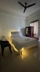 Postel nebo postele na pokoji v ubytování Venus Villa