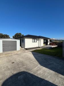 Bygningen som feriehuset ligger i