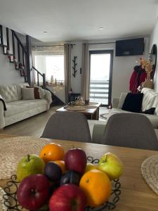 Χώρος καθιστικού στο Domek Na Wzgórzu Roztocze