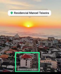 アホイオ・ド・シウヴァにあるApto com Varandas 103 - Balneário Arroio do Silva - 3 minutos do Marの台中市の住宅管理に関するテキストメッセージのスクリーンショット