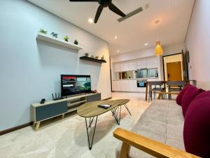 TV/trung tâm giải trí tại Apartment KL Luxury Home Stay