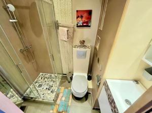 Koupelna v ubytování Le repaire d'Antibes atypique proche parc et mer + 9 fotografií