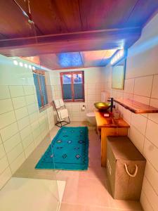 Koupelna v ubytování Ida`s Hüs
