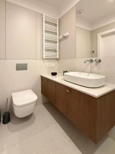 Et badeværelse på Apartament Perła w Kłodzku 2