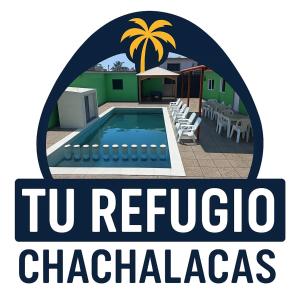 Πισίνα στο ή κοντά στο Tu Refugio en chachalacas +5 φωτογραφίες