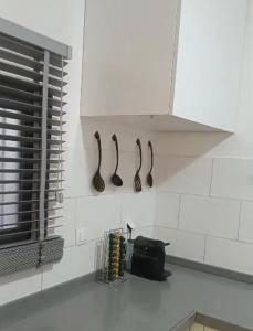 Køkken eller tekøkken på Superbe appartement residence Kalia Front de terre