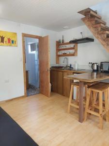 Η κουζίνα ή μικρή κουζίνα στο Hostal Pirineos