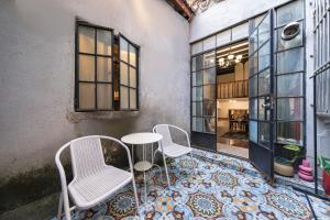 Posezení v ubytování Tonight Homestay West Nanjing Road Shanghai Maoming Building