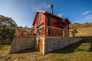 Bygningen som feriehuset ligger i