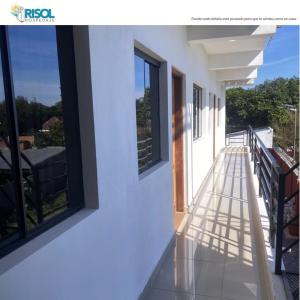 En balkon eller terrasse på Risol