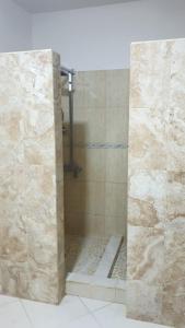 Koupelna v ubytování Auberge Relais 120