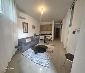a living room with a couch and a table at Aley Pilot Residence in Aley