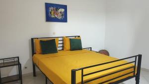 Postel nebo postele na pokoji v ubytování Auberge Relais 120