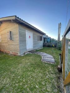 Bygningen som feriehuset ligger i