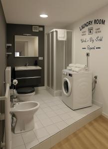 Koupelna v ubytování La Manovella Apartment