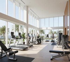 Phòng/tiện nghi tập thể dục tại Summerlife Hotel