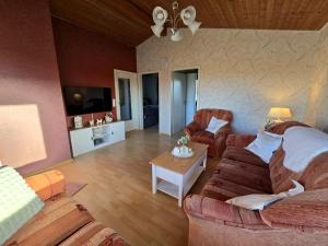 Et opholdsområde på Ferienhaus Küstenzauber Simonsberg Nordsee Meer Husum