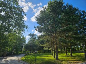Naturlandskabet i nærheden af villaen